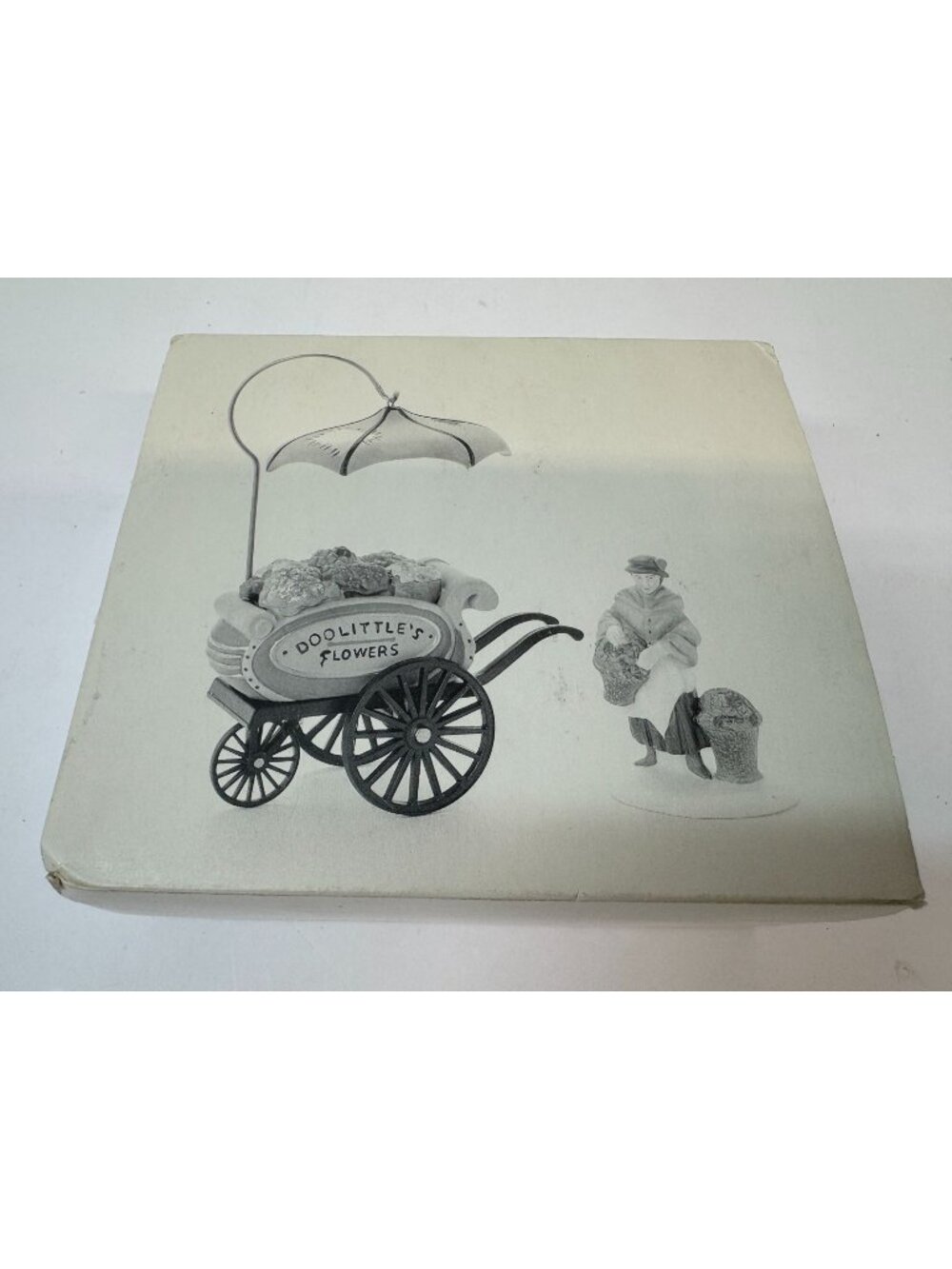 Dept 56 Chelsea Market Flower Monger & Cart -NEW